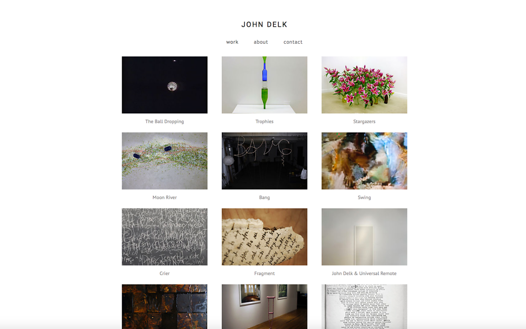 Artist John Delk
